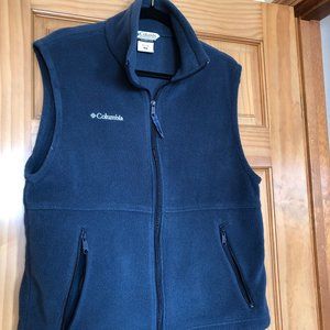 Mens Columbia Vest - EUC - Medium - Navy